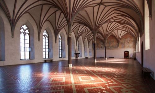Zdjecie POLSKA / Malbork / Gotycki zamek krzyacki / Wielki Refektarz