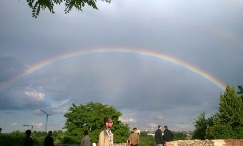 Zdjecie POLSKA / Lubelskie / Wlodawa / Tecza nad Wlodawa