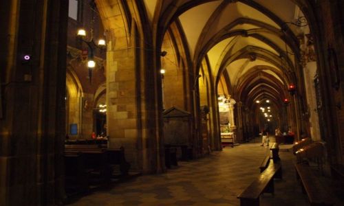 Zdjęcie POLSKA / Dolnośląskie / Wrocław / wnętrze Katedry Wrocławskiej