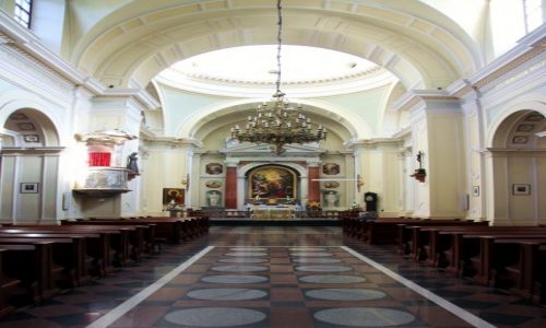 Zdjęcie POLSKA / Warszawa / Wilanów / Kolegiata św. Anny, wnętrze