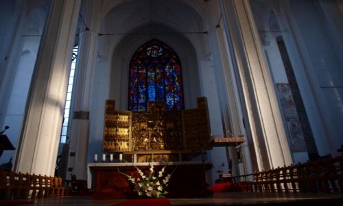 Zdjcie POLSKA / Trjmiasto / Gdask / otarz Bazyliki Mariackiej