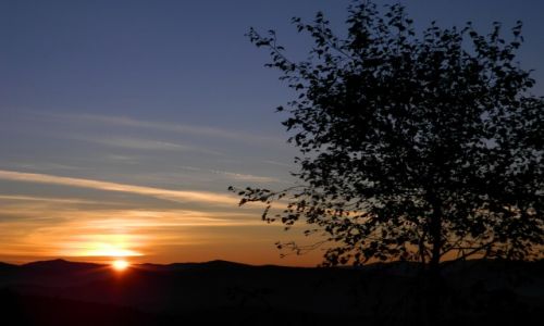 Zdjcie POLSKA / beskid makowski / koskowa gra / wschd na Koskowej