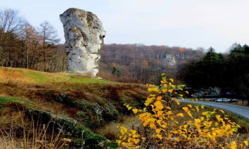 Zdjecie POLSKA / Maopolska / Pieskowa Skaa -Maczuga Herkulesa / znana maczuga...