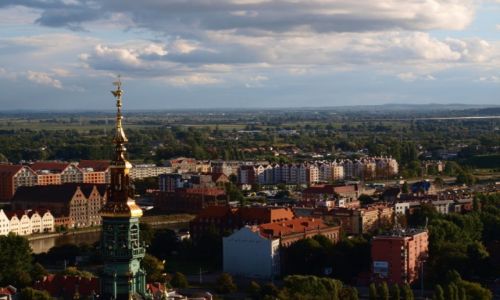 Zdjcie POLSKA / Trjmiasto / Gdask / panorama starego miasta w Gdasku