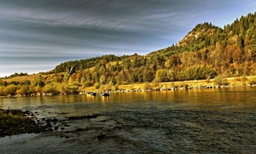 Zdjcie POLSKA /  Beskid Sdecki / Pieniny / Przeomem Dunajca 
