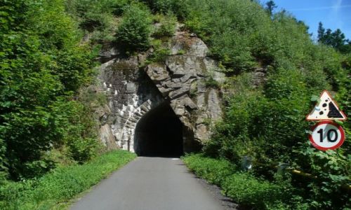 Zdjecie POLSKA / dolnolskie / Zotniki Lubaskie / Tunel do tamy