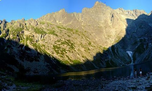 Zdjecie POLSKA / tatry / Tatry wysokie / panorama na Rysy, Niżne Rysy i okolice