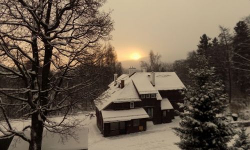 Zdjcie POLSKA / Karkonosze / Szklarska Porba / Wstaje nowy dzie...
