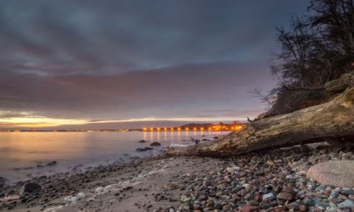 Zdjecie POLSKA / Pomorze / Gdynia Orowo / za chwil wstanie soce