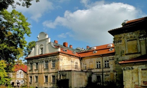 Zdjecie POLSKA / opolskie / Turawa / Niszczejcy paac