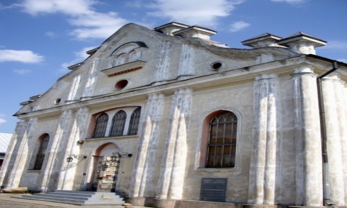 Zdjcie POLSKA / podlaskie / Sejny / Biaa synagoga z 1885 roku