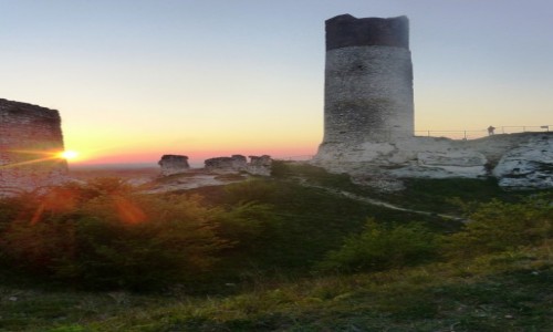 Zdjecie POLSKA / Jura Krakowsko-Czstochowska / Olsztyn / Poegnanie dnia
