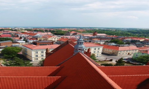 Zdjcie POLSKA / Chemno / Koci Wniebowzicia NMP / Panorama z dachem