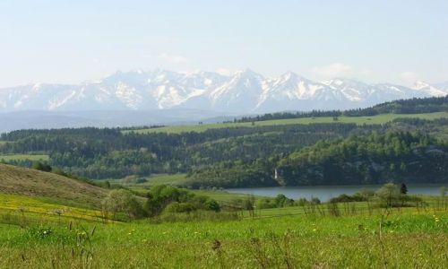 Zdjęcie POLSKA / brak / CZorsztyn / widok na TATRY
