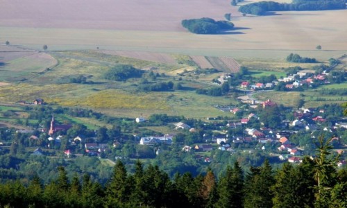 Zdjęcie POLSKA / opolskie / Biskupia Kopa / Widok na Jarnołtówek z góry.