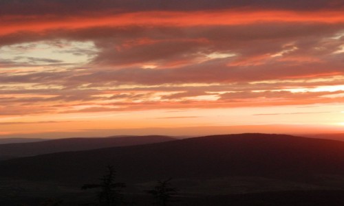 Zdjcie POLSKA / beskid wyspowy / mogielica / zachd na Mogielicy