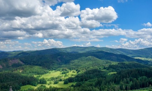Zdjcie POLSKA / Dolnolskie / Rudawy Janowickie / Sokolik Duy - widoki ze szczytu