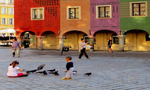 Zdjcie POLSKA / Wielkopolska / Pozna - Stary Rynek / w zabieganiu...