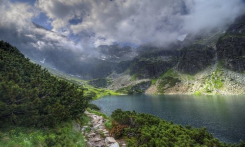Zdjecie POLSKA /  Maopolska  / Tatry / Nad Czarnym Stawem Gsienicowym