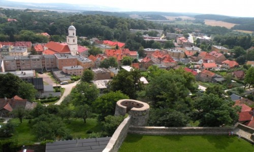 Zdjecie POLSKA / dolnolskie / Bolkw / Widok na miasto z wiey zamkowej
