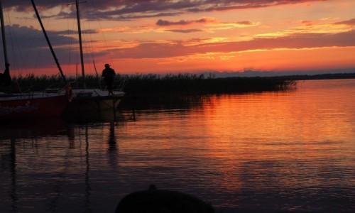 Zdjecie POLSKA / Mazury / jezioro Niegociskie / Pejza po burzy