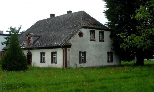 Zdjęcie POLSKA / opolskie / Jedlice / Zabytkowy dworek, na terenie huty szkła