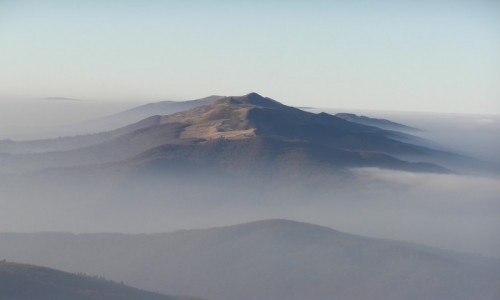 Zdjecie POLSKA / Bieszczady / widok z Bukowego Berda / Bieszczady ponad chmurami