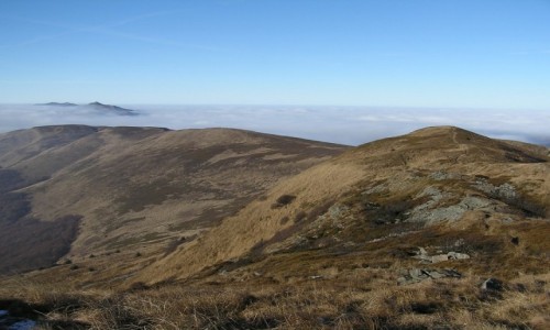 Zdjcie POLSKA / Bieszczady / widok z Bukowego Berda / Bieszczady ponad chmurami