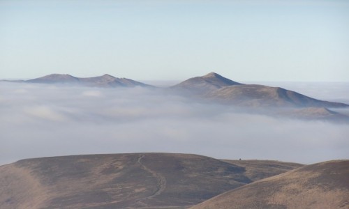 Zdjęcie POLSKA / Bieszczady / widok z Tarnicy / Bieszczady ponad chmurami