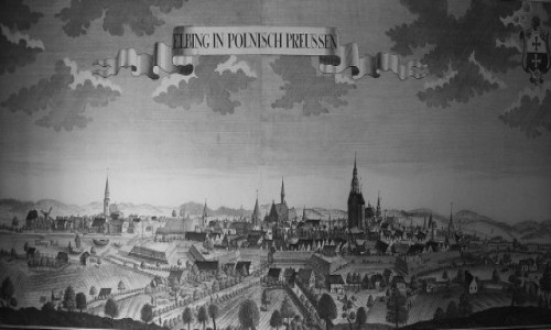 Zdjęcie POLSKA / Elbląg / Stare Miasto, Centrum Informacji Turystycznej / Na starej rycinie