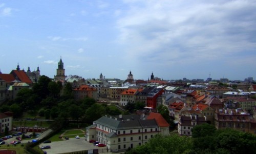 Zdjecie POLSKA / lubelskie  / Lublin / - widok na miasto z wiey zamkowej -