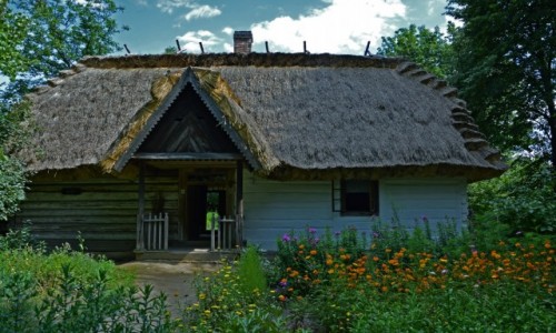 Zdj�cie POLSKA / Lublin / Skansen w Lublinie / Chata