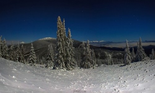 Zdjcie POLSKA / Beskid lski / Hala Rysianka / Superksiyc nad Beskidami