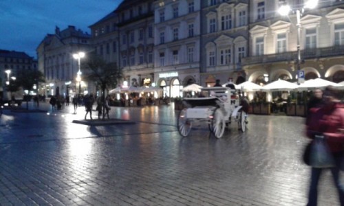 Zdj�cie POLSKA / Ma�opolska / Rynek w Krakowie / Krak�w noc� jeszcze raz
