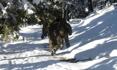 Zdj�cie POLSKA / dolno�laskie / Mi�dzyg�rze / Obrona granic, na szlaku ze �nie�nika