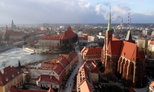 Zdjcie POLSKA / dolnolskie / Wrocaw / Zmroony Ostrw Tumski