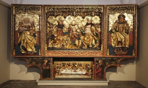 Zdjecie POLSKA / Pomorskie / Gdask, Muzeum Narodowe / Otarz koronacji Marii