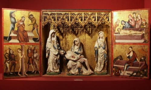 Zdjecie POLSKA / Pomorskie / Gdask, Muzeum Narodowe / Otarz w. Elbiety