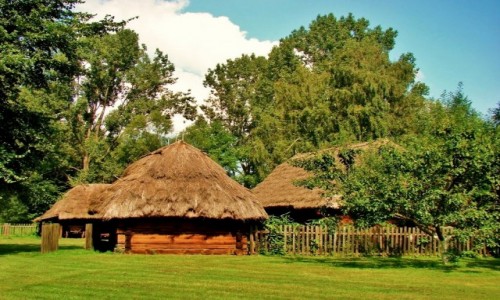 Zdjcie POLSKA / wojewdztwo dzkie / Sieradz / Skansen w Sieradzu