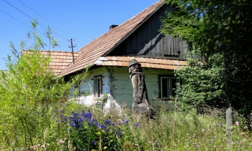 Zdjecie POLSKA / Bieszczady /   / Chata gdzie w Bieszczadach.