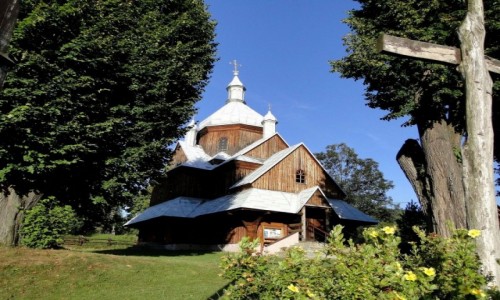 Zdjcie POLSKA / Bieszczady / Hoszw / Bieszczadzkie cerkwie drewniane - Hoszw