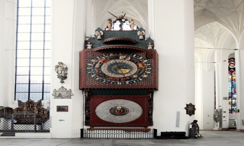 Zdjecie POLSKA / Pomorskie / Gdask, Bazylika Mariacka / Zegar astronomiczny