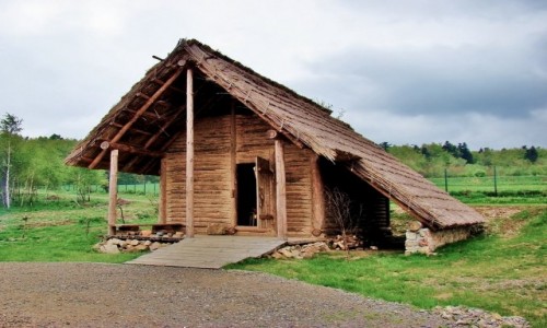 Zdjęcie POLSKA / województwo świętokrzyskie / Huta Szklana / Osada średniowieczna