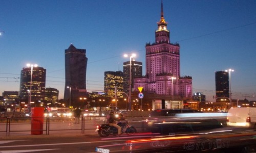 Zdjcie POLSKA / WARSZAWA / SRODMIESCIE / WARSZAWA NOCA