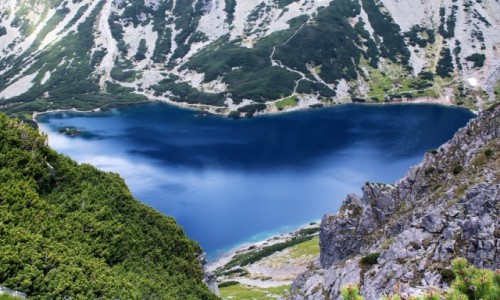 Zdjecie POLSKA / Tatry Wysokie / Czarny Staw Gsienicowy / Tatrzaskie serce