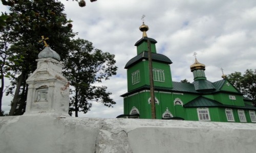 POLSKA / Podlasie / Trzecianka / Z serii: obrazki z Podlasia - cerkiew w Trzeciance