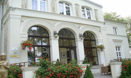 Zdjęcie POLSKA / pomorskie / Lisewo / Fronton dworu