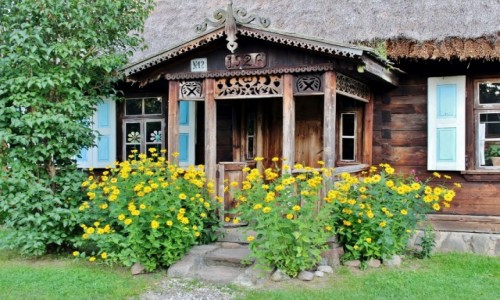 Zdjecie POLSKA / wojewdztwo podlaskie / Wasilkw / Chata z 1926 roku w Podlaskim Muzeum Kultury Ludowej