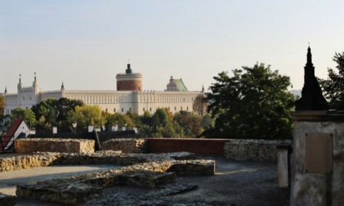 Zdjcie POLSKA / - / Lublin / Zamek Lubelski z Placu po Farze