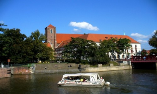 Zdjęcie POLSKA / dolnośląskie / Wrocław / Widok na Ostrów Tumski